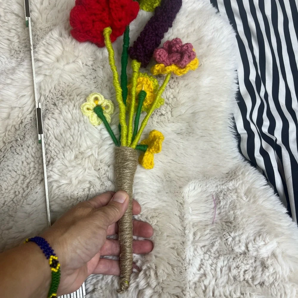 Vibrant Faux Floral Bouquet